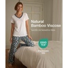 GYS Bamboo Viscose Pajamas for Women Cooling Sleepwear for Hot Flashes(Ocean Green)