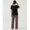 GYS Bamboo Viscose Pajamas for Women Cooling Sleepwear for Hot Flashes(Xoxo)
