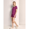 GYS Bamboo Viscose Pajamas for Women Set, Ultra-Soft Lightweight Sleepwear(Dark Purple)