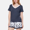 GYS Bamboo Viscose Pajamas for Women Set, Ultra-Soft Lightweight Sleepwear(Midnight Blue)
