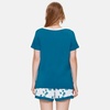 GYS Bamboo Viscose Pajamas for Women Set, Ultra-Soft Lightweight Sleepwear(Teal Blue)