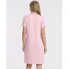 GYS Bamboo Viscose Women Nightgown, Short Sleeve Soft Pajama Nightshirt(Pink)