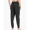 GYS Men’s Bamboo Viscose Jogger Pajama Pants, Cooling Lounge Bottoms(Black)