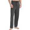 GYS Mens Bamboo Viscose Pajama Pants Sleep Lounge Bottoms(Dark Heather Grey)