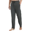GYS Mens Bamboo Viscose Pajama Pants Sleep Lounge Bottoms(Dark Heather Grey)