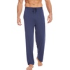 GYS Mens Bamboo Viscose Pajama Pants Sleep Lounge Bottoms(Grayish Blue)