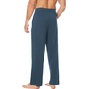 GYS Mens Bamboo Viscose Pajama Pants Sleep Lounge Bottoms(Grayish Green)