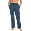 GYS Mens Bamboo Viscose Pajama Pants Sleep Lounge Bottoms(Grayish Green)