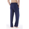 GYS Mens Bamboo Viscose Pajama Pants Sleep Lounge Bottoms(Navy)