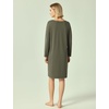 GYS Women’s Bamboo Viscose Cooling Nightgown for Hot Flashes(Green)