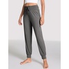 GYS Women’s Bamboo Viscose Cooling Pajama Pants(Dark Heather Grey)