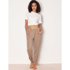 GYS Women’s Bamboo Viscose Jogger Pajama Pants(Camel)
