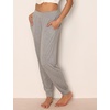 GYS Women’s Bamboo Viscose Jogger Pajama Pants(Heather Grey)