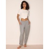 GYS Women’s Bamboo Viscose Jogger Pajama Pants(Heather Grey)