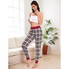 GYS Women’s Bamboo Viscose Jogger Pajama Pants(Multicoloured Plaid)