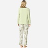 GYS Women’s Bamboo Viscose Long Sleeve Pajamas Set(C- Cantaloupe Green)