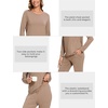 GYS Women’s Bamboo Viscose Pajama Set, Cooling for Hot Flashes(Camel)