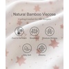 GYS Women’s Bamboo Viscose Pajama Set, Cooling for Hot Flashes(White Stars)