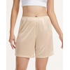 GYS Women’s Slip Shorts, Anti Chafing Culotte(Beige Mid)