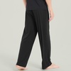 LazyCozy Bamboo Viscose Men’s Pajama Pants with Pockets Soft Lightweight Lounge Pants(Black)