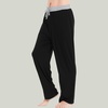 LazyCozy Bamboo Viscose Men’s Pajama Pants with Pockets Soft Lightweight Lounge Pants(Black)