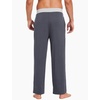 LazyCozy Bamboo Viscose Men’s Pajama Pants with Pockets Soft Lightweight Lounge Pants(Dark Grey)