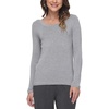 GYS Bamboo Viscose Long Sleeve Pajama Tops for Women(Style a – Heather Grey)