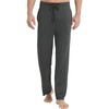 GYS Mens Bamboo Viscose Pajama Pants Sleep Lounge Bottoms(Dark Heather Grey)