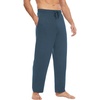 GYS Mens Bamboo Viscose Pajama Pants Sleep Lounge Bottoms(Grayish Green)