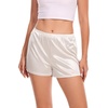 GYS Women’s Slip Shorts, Anti Chafing Culotte(White)