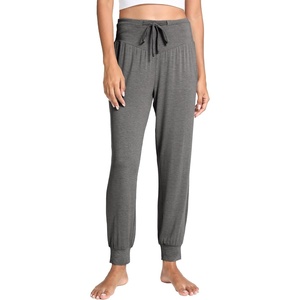 GYS Women’s Bamboo Viscose Cooling Pajama Pants(Dark Heather Grey)
