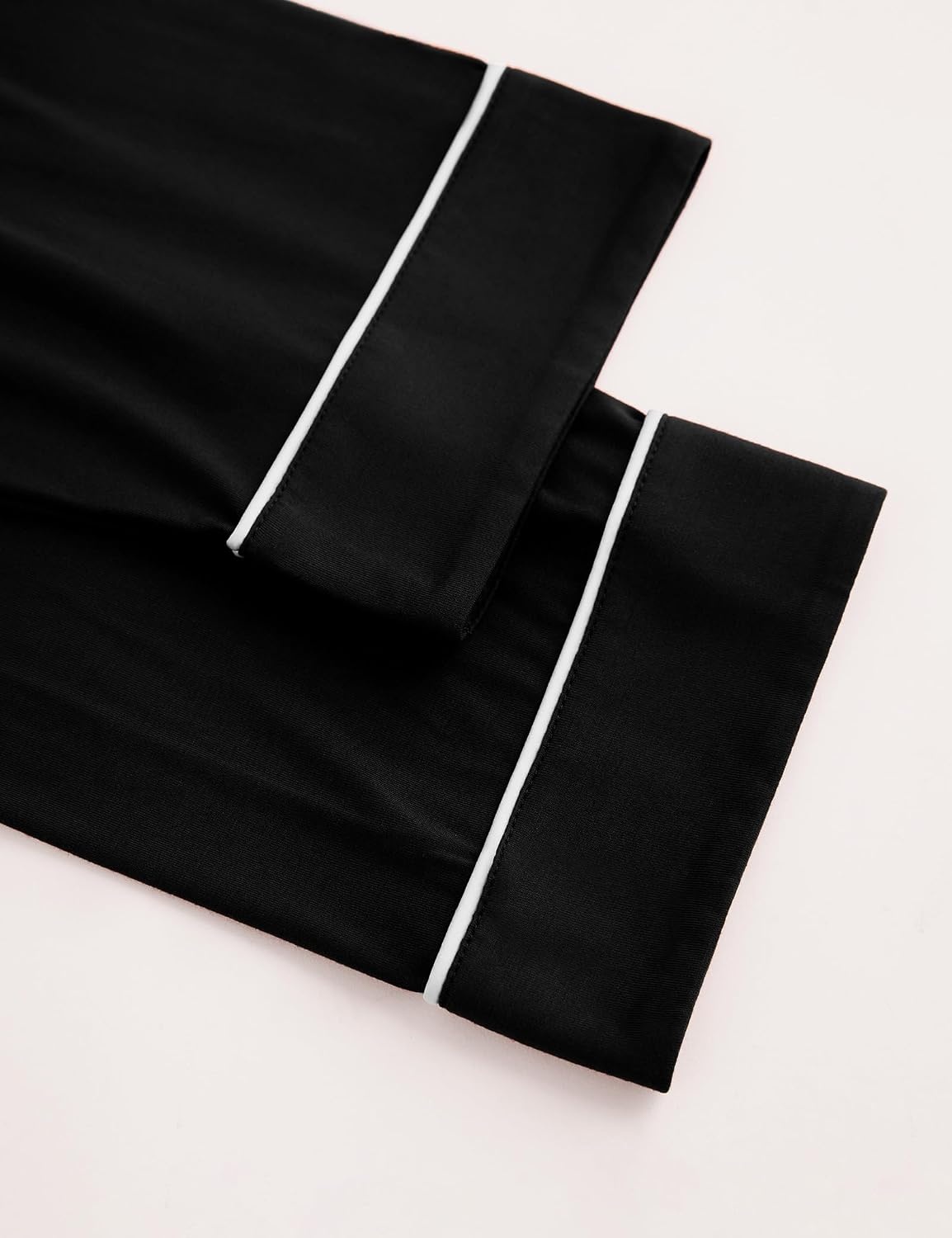 image:imageGYS Bamboo Viscose Long Sleeve Pajamas for WomenBlack