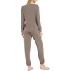 GYS Bamboo Viscose Cooling Long Sleeve Pajamas for Women(Camel)