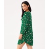 GYS Bamboo Viscose Long Sleeve Nightgowns for Women(B- Xmas Green)