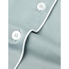 GYS Bamboo Viscose Long Sleeve Pajamas for Women(Light Greyish Green)