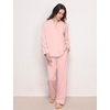 GYS Bamboo Viscose Long Sleeve Pajamas for Women(Pink)
