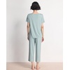 GYS Bamboo Viscose Pajama Set for Women, Cooling Moisture-Wicking Sleepwear(Light Greyish Green)