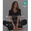 GYS Bamboo Viscose Women’s Pajama Sets, Ultra-Soft Short Sleeve Sleepwear(Black)