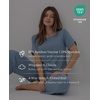 GYS Bamboo Viscose Women’s Pajama Sets, Ultra-Soft Short Sleeve Sleepwear(Grayish Blue)