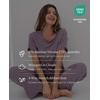 GYS Bamboo Viscose Women’s Pajama Sets, Ultra-Soft Short Sleeve Sleepwear(Purple)