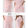 GYS Bamboo Viscose Women’s Pajama Sets, Ultra-Soft Short Sleeve Sleepwear(​peach​)