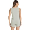 GYS Cooling Bamboo Viscose Pajamas for Women Sleeveless Top & Shorts Pj Set(Green)