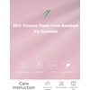 GYS Cooling Bamboo Viscose Pajamas for Women Sleeveless Top & Shorts Pj Set(Pink)
