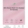 GYS Women’s Bamboo Viscose Cooling Lace Trim Pajama Set(C – Pink)