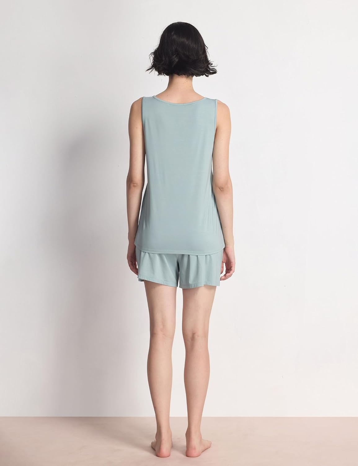 image:imageGYS Cooling Bamboo Viscose Pajamas for WomenLight Greyish Green