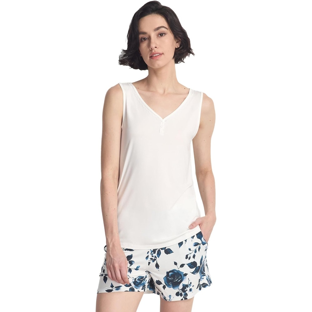 image:imageGYS Cooling Bamboo Viscose Pajamas for WomenBlue Rose
