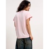 GYS Bamboo Viscose T Shirt for Women, Soft Short Sleeve V Neck Pajama Tops(Pink)