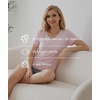 GYS Bamboo Viscose Women’s Pajama Tops, Lightweight Cooling Basic T-Shirt(Pink)