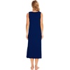 GYS Cooling Bamboo Viscose Long Nightgowns for Women(Navy)