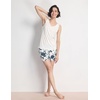 GYS Cooling Bamboo Viscose Pajamas for Women(Blue Rose)